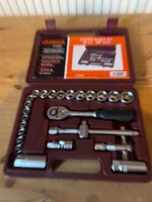 Franklin Professional Tools, 26 piece, 3/8" drive, socket set, in used condition