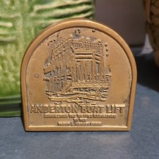 Canal Navigation Brass Plaque - Trent & Mersey canal river weaver navigation