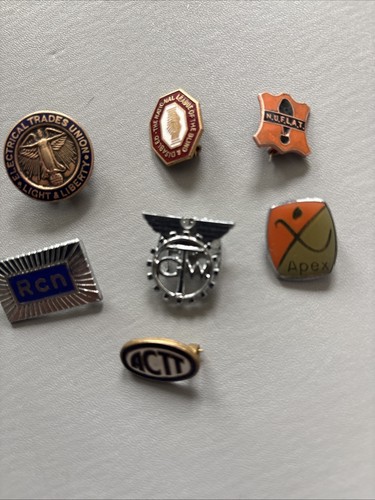 Old varied trade union - , badges