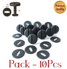 FITS SAAB CAR TRUNK/BOOT FLOOR CARPET/MAT FASTEN TWIST LOCK WASHER TRIM CLIP x10