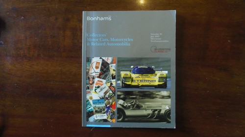 Bonhams catalogue motor cars - catalogue ,