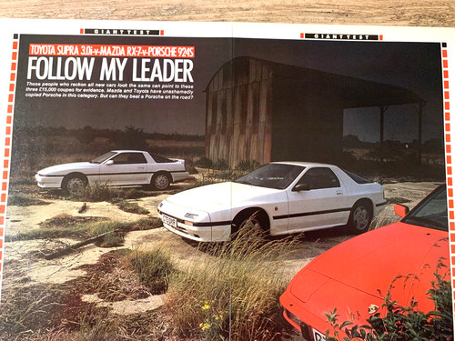 Toyota supra mazda - vs,