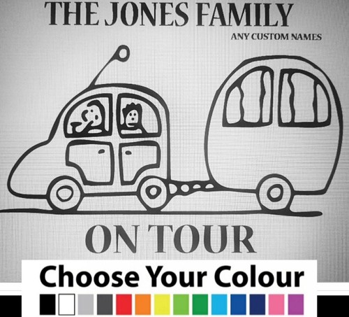 Funny caravan personalised - caravan,