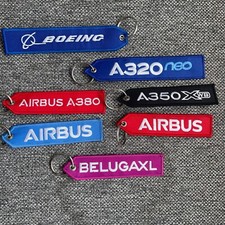Commercial Airliner Airbus Boeing A320 A350 A380 Key Ring Xmas Stocking Filler