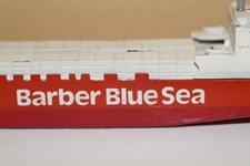 RARE VINTAGE DIECAST BARBER BLUE SEA CONTAINER RO-RO SHIP MODEL CASTCO "PERSEUS"