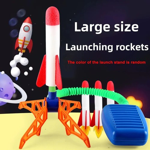 Kids rocket launcher step - launcher, pump