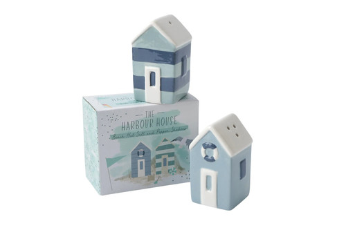 Beach hut salt pepper - beach,