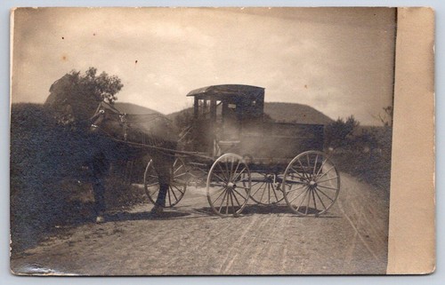 Antique horse drawn peddler