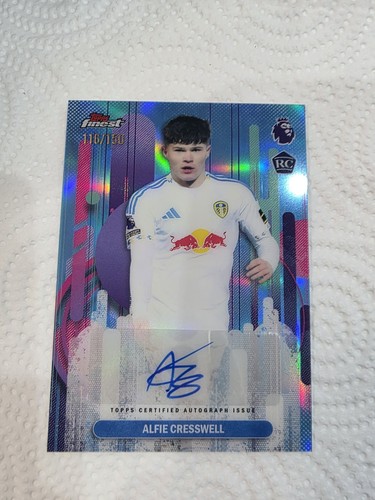 Alfie cresswell autograph - cresswell,