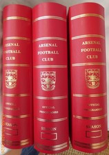 Arsenal embossed programme - arsenal, fc