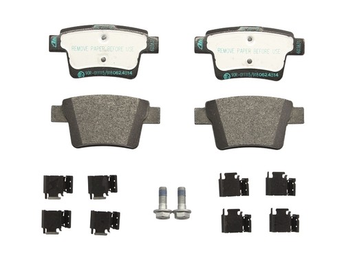 Brake pads set rear - set, fits