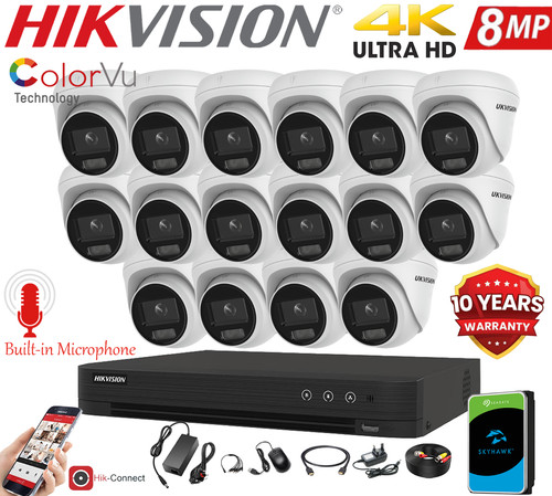 Hikvision 8mp colorvu night - hikvision, 4k
