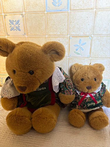 Brown baby bear plush - bear,