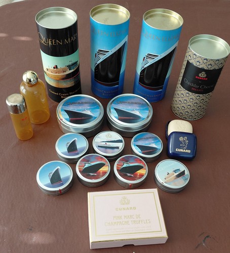 Job lot cunard tins - job,