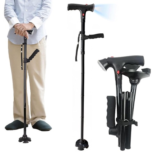 Self standing folding walking - self,