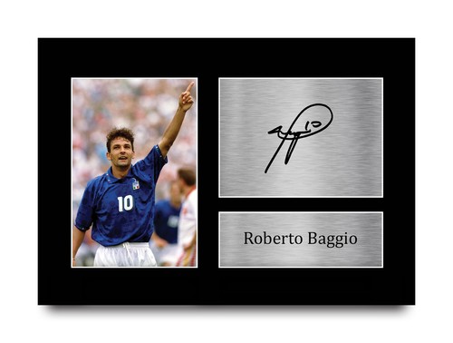 Roberto baggio signed italy - signed,