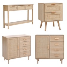 Wooden Rattan Drawers