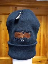 Beanie embroidered with Zwartbles Sheep - Farming shepherdess shepherd Lambing