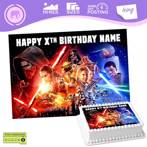 Star wars cake - star,