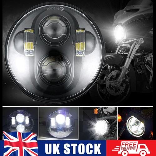 Led headlight hi low - 5.75", hi/low