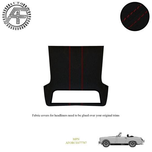 Luxe suede headliner cover - suede,