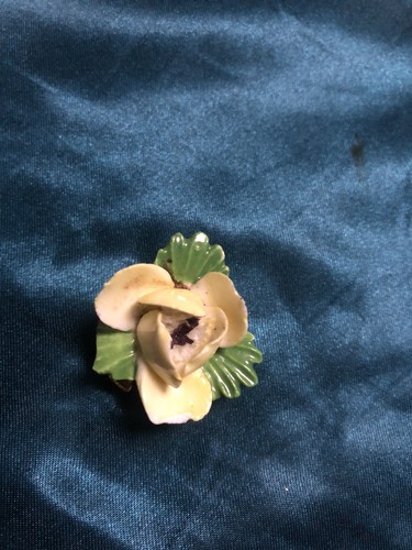 Vintage porcelain flower - vintage,