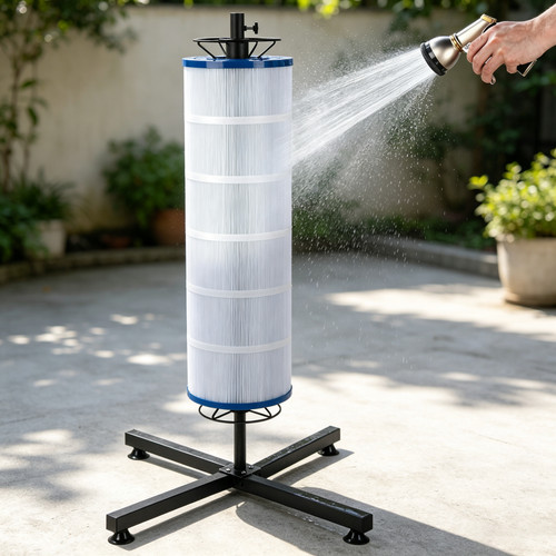 Filter cleaning stand cleaner - filter,