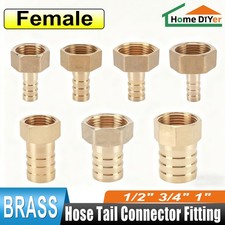 1/2"-1" Straight Female Brass
