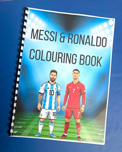 Messi ronaldo colouring book - &,
