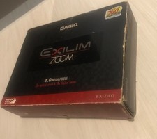 Casio EXILIM EX-Z40 4MP Digi Camera Silver - box & accessories (optional case)