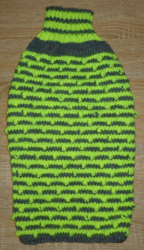 Hand knitted dog jumper for - hand,