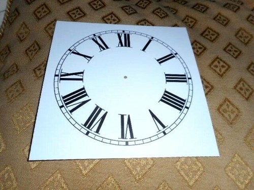 Clock dial face - paper, card