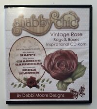 Shabby Chic Vintage Rose Mini easels CD ROM Crafting by Debbie Moore NEW