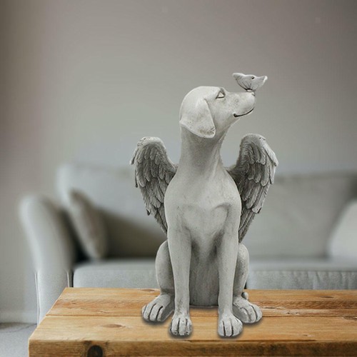Angel pet statue dog - angel,