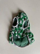 XS Green Dog Coat