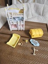 Sylvanian Families Baby Set Bundle Set Bunkbeds And Cot Anf Accessories