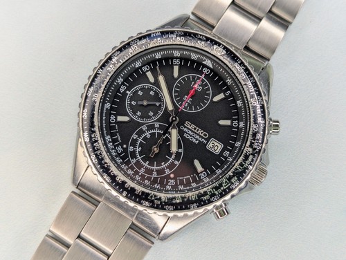 Seiko flightmaster black - seiko,