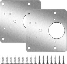 Cabinet Hinge Repair Plate Brackets Kitchen Cupboard Wardrobe Door Kit Screws UK