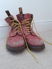 Doc Martens Page Red Floral
