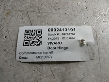VAUXHALL VIVARO 2014-2019 5 Door Van Door Hinge  0002413191