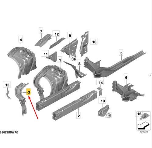 Bmw g60 wheel arch - 5,