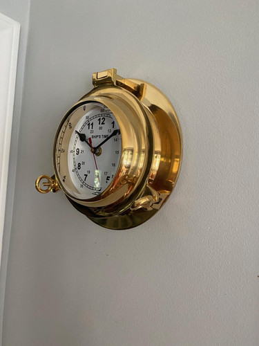 Solid brass ships porthole - solid,