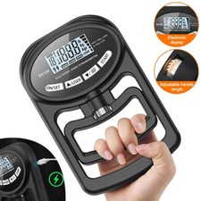 265 lbs/120 kg Hand Dynamometer Grip Strength Trainer Electronic Tester Tool