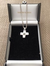 Silver Van peterson Cross Necklace