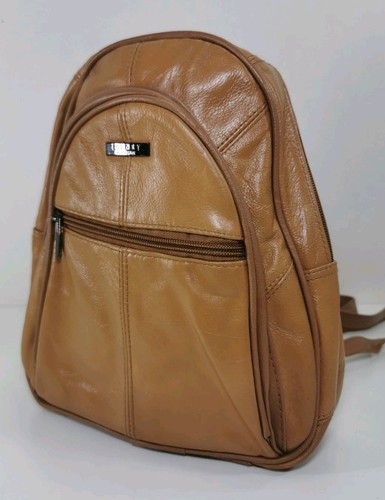 Leather backback tan - leather,