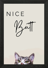 Nice Butt Framed Wall Art