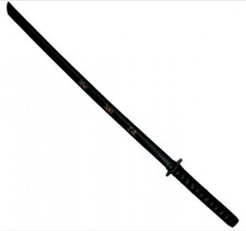Black Bokken Training Samurai