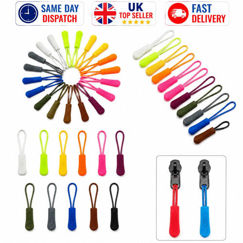 Pcs zipper pull puller end - 10,