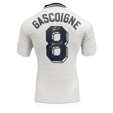 Paul Gascoigne Signed Tottenham Hotspur 1991 Cup Final Football Shirt