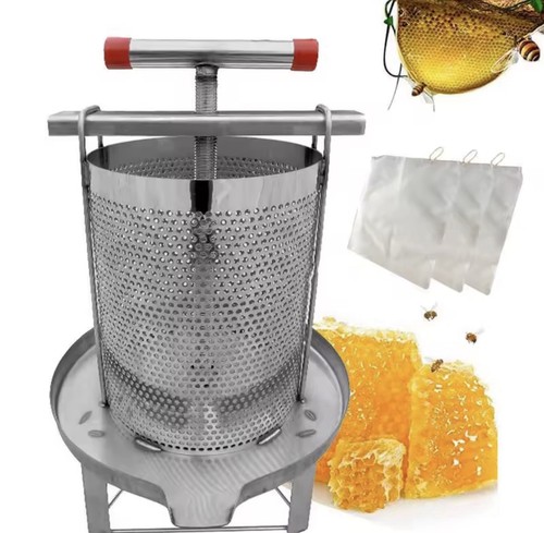 Manual honey separator with - honey,